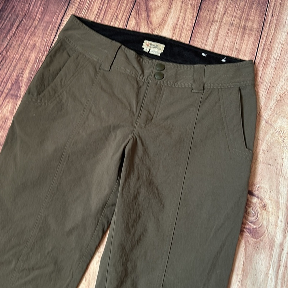 Royal Robbins Women's Boot Cut Pants in Olive Brown - Picture 2 of 8